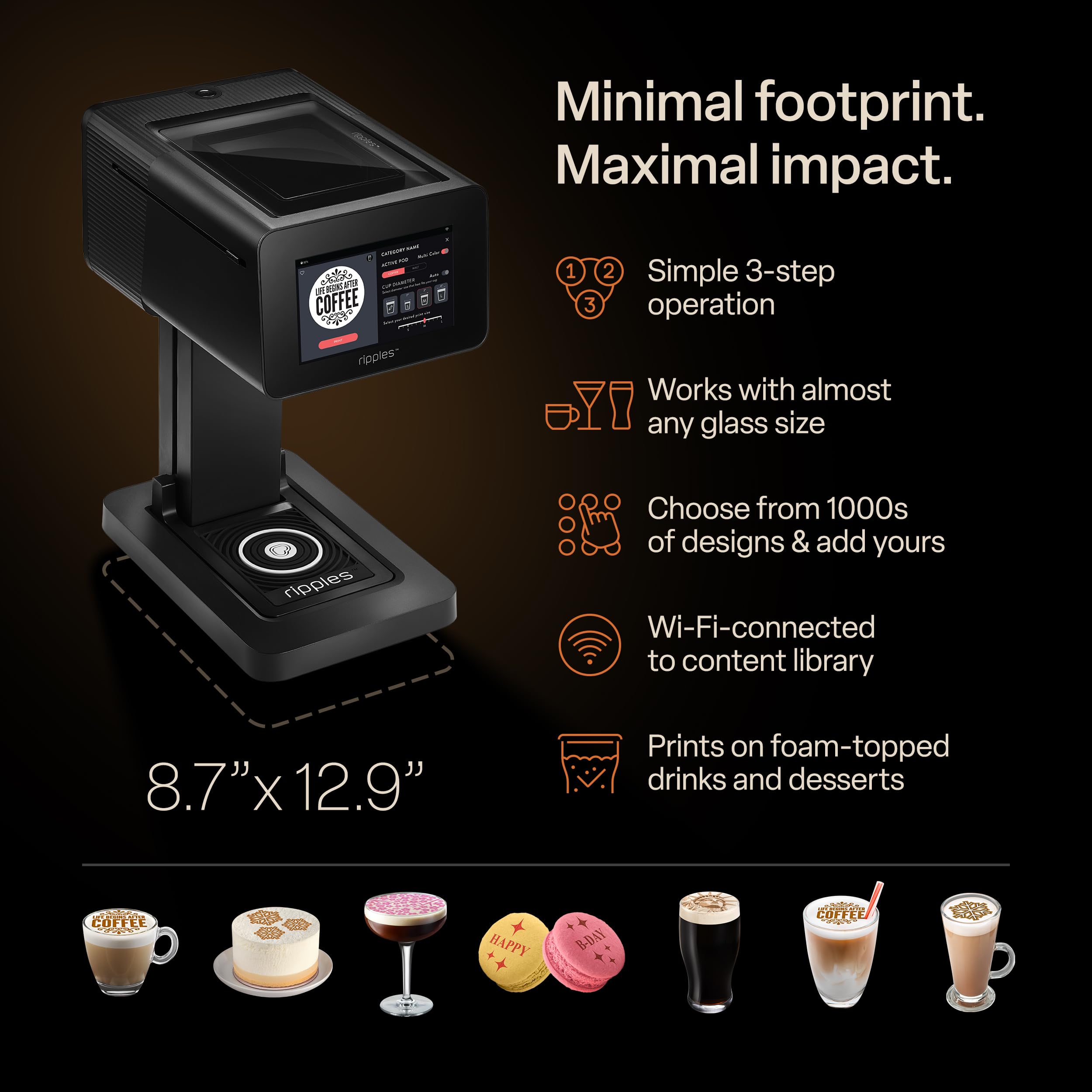 Amazon.co.jp: The Original Ripple Maker II、飲料用フォームと