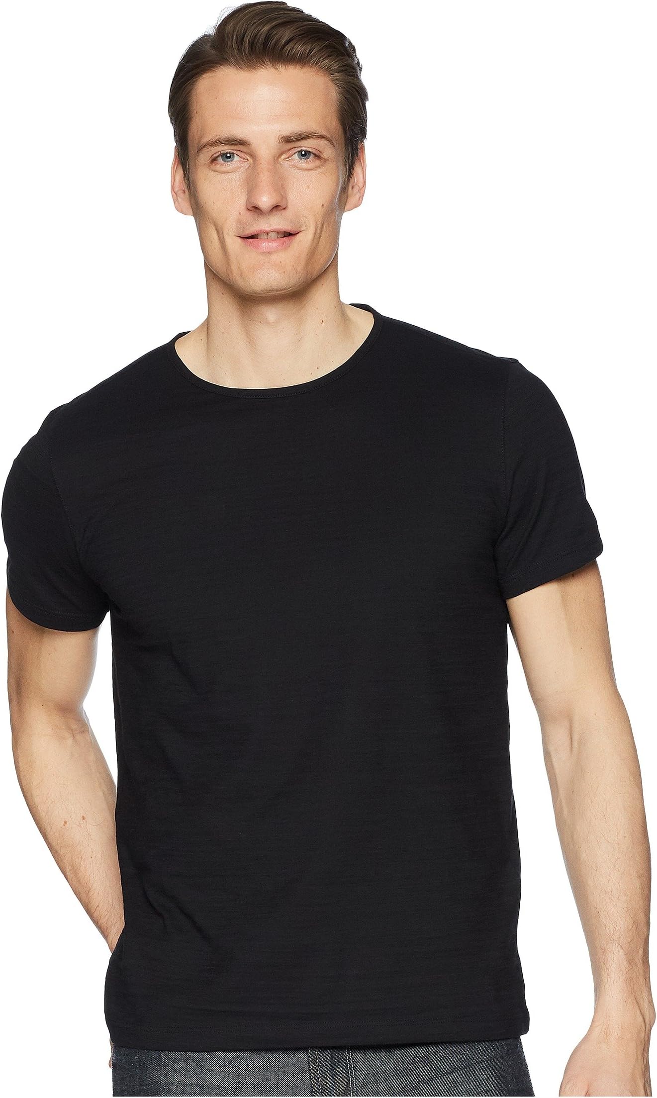 Short Sleeve Knit Crew Neck T-Shirt K1762R2