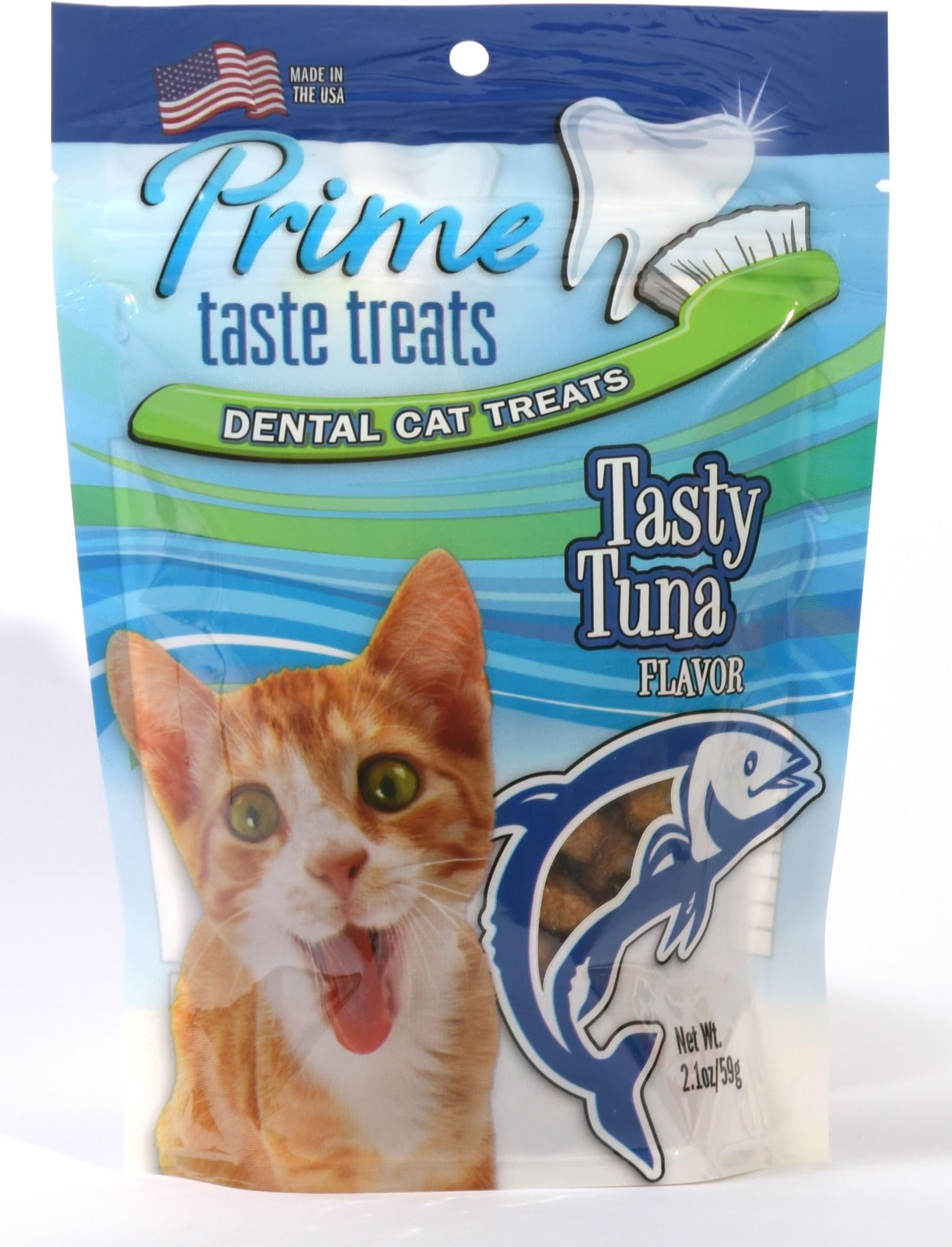 Tuna Flavor Dental Treat For Cats, 2.1 Oz/59G