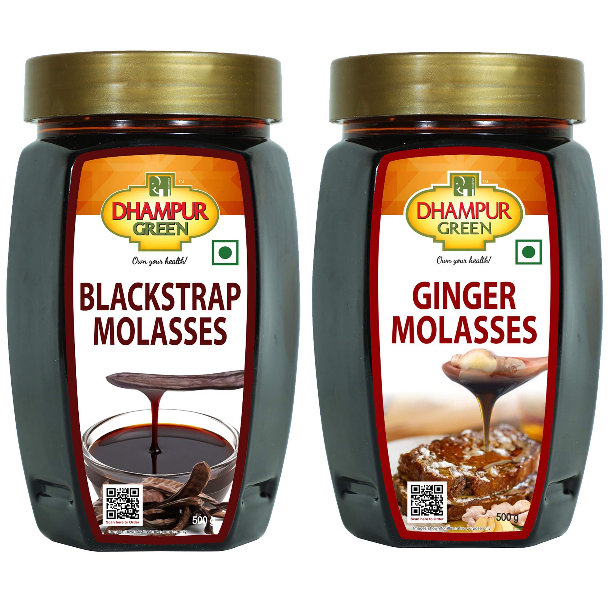 Buy Dhampure Speciality Ginger & Blackstrap Molasses Combo, Liquid