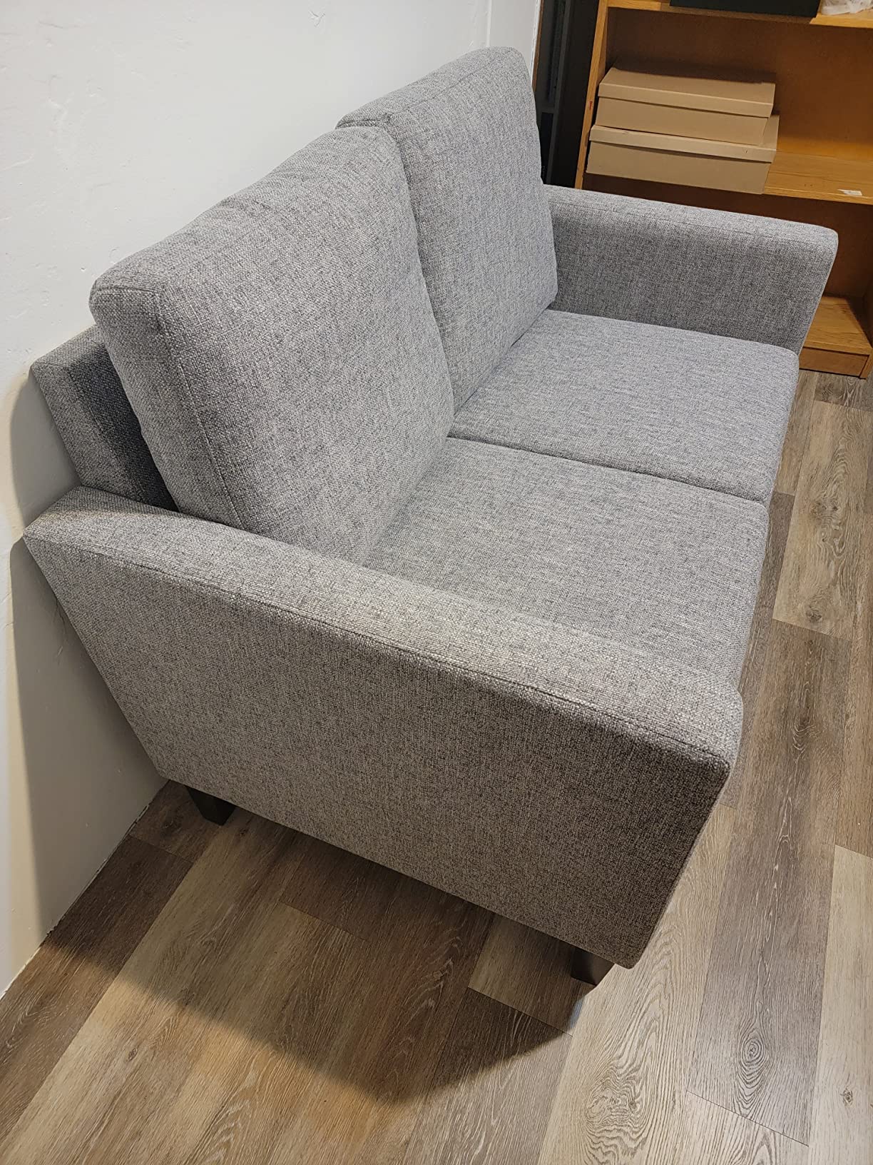 14/mo Finance Edenbrook Archer Upholstered Couch Couches for Living Room Charcoal