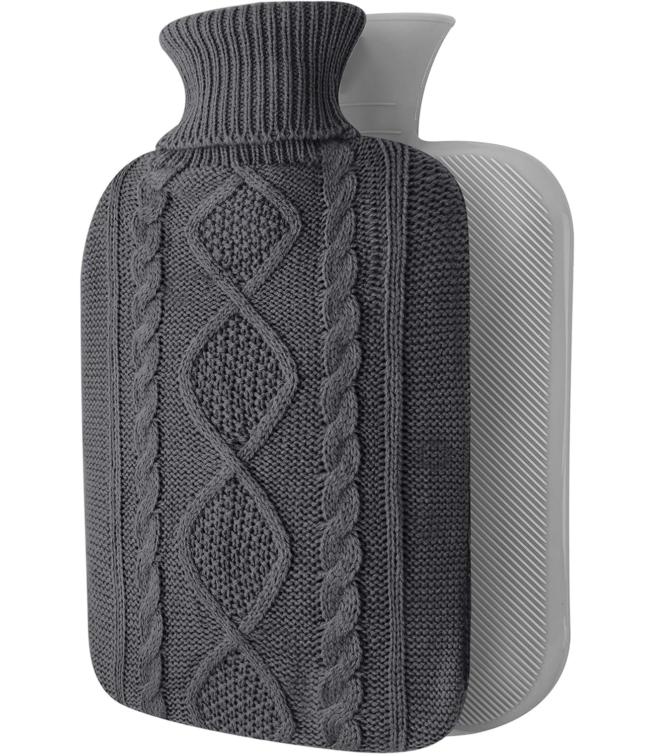Premium Hot Water Bottle with Soft Cover - Pain Relief -1 Premium Hot Water Bottle with Soft Cover - Pain Relief -1