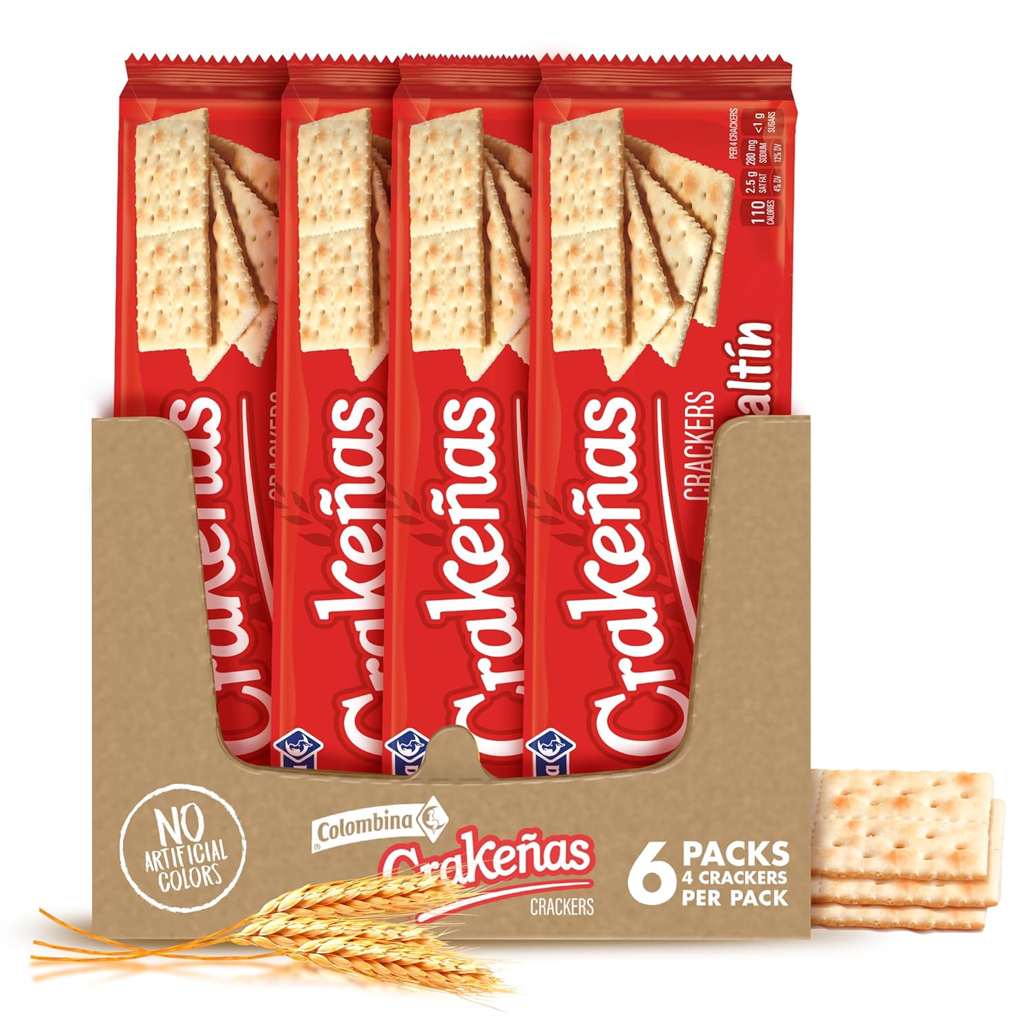 Colombina Crakeñas (Crakenas) Butterflavored Crackers