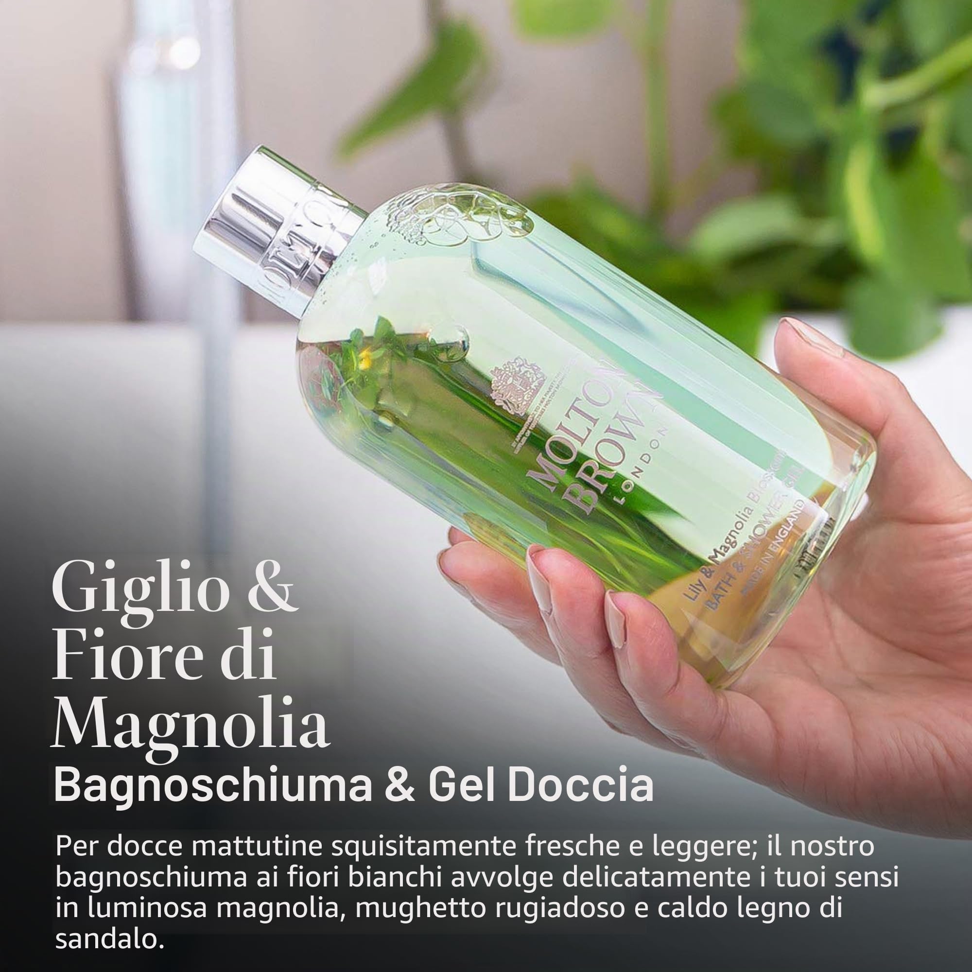 Molton Brown Lily & Magnolia Blossom Bagno & Doccia Gel 300 ml