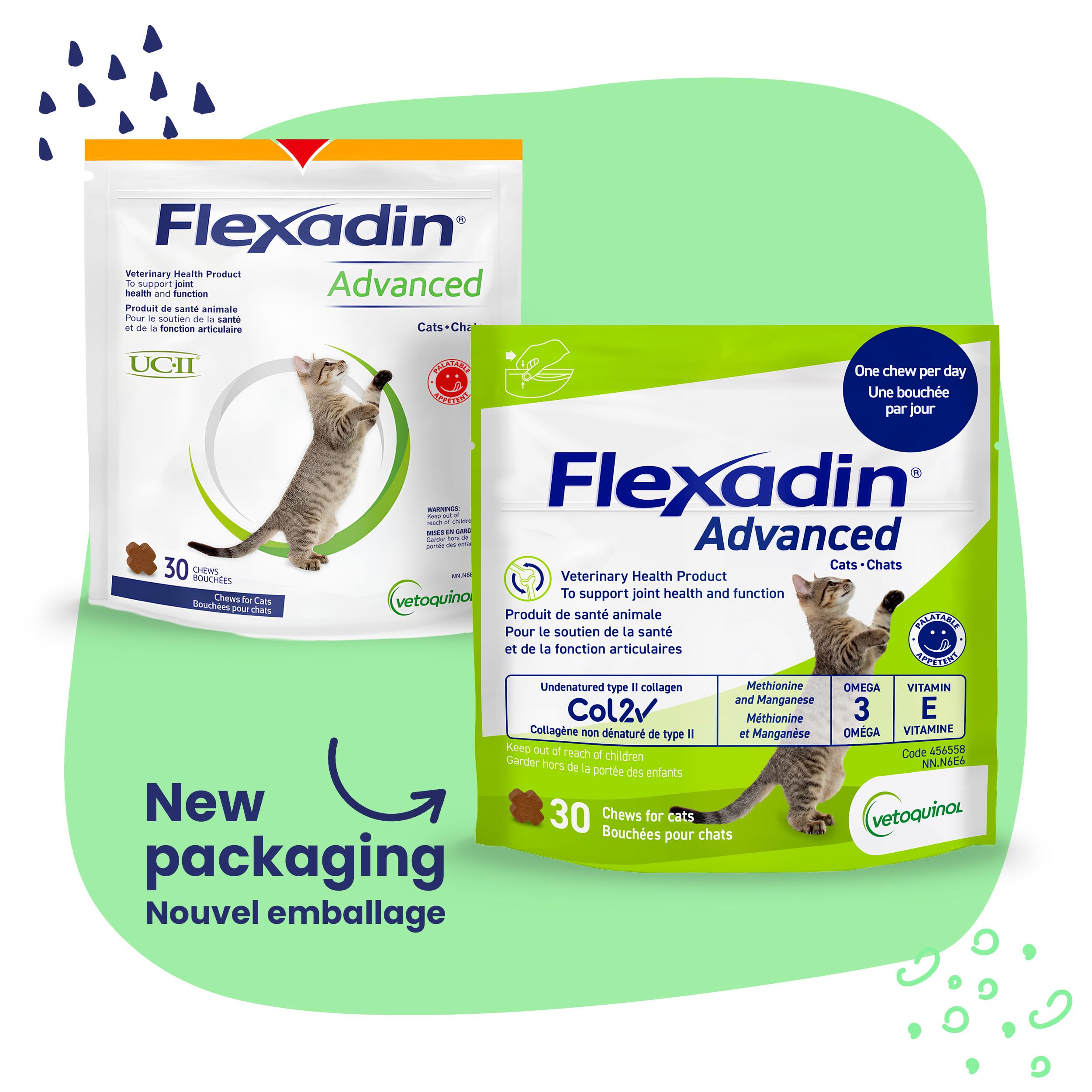 Vetoquinol Flexadin Advanced – Cat Joint Supplement – One Unit a