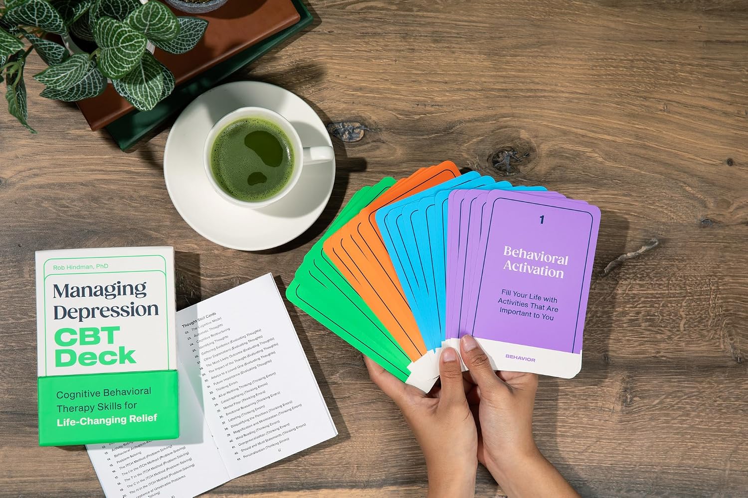 Managing Depression CBT Deck: Cognitive Behavioral Therapy Skills for Life-Changing Relief