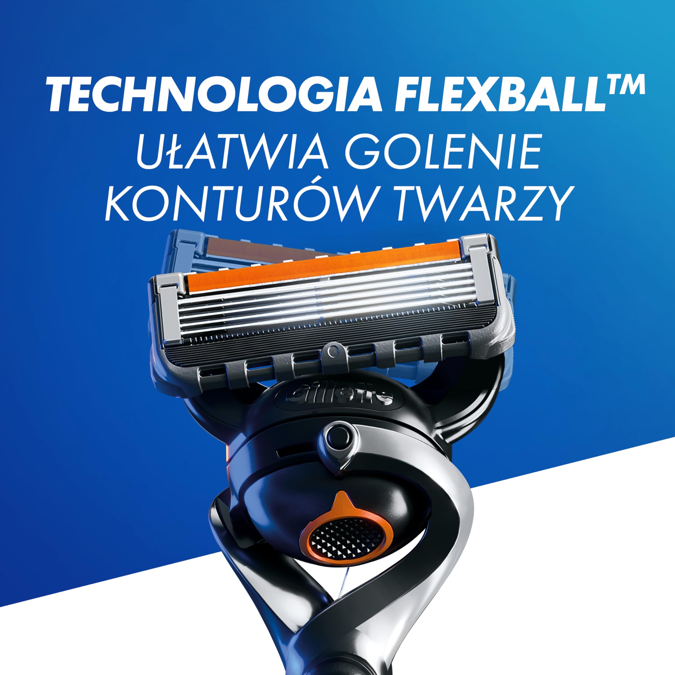Gillette ProGlide Maszynka do golenia dla mężczyzn, maszynka do golenia 1 Gillette, ProGlide 6 ostrzy wymiennych do maszynek do golenia, Stworzona z myślą o dokładnym