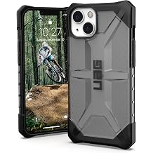 URBAN ARMOR GEAR UAG Designed for iPhone 13 Case Grey Ash Rugged Lightweight Slim Shockproof Transparent Plasma Protective Cover, [6.1 inch Screen]