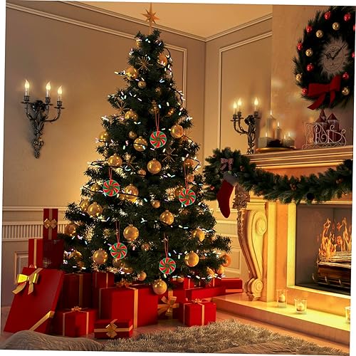 Miniatura 6 de 50 piezas de decoraciones de dulces de Navidad, adornos de bricolaje, colgantes de Navidad, adornos de Navidad, decoración de joyería de Navidad,