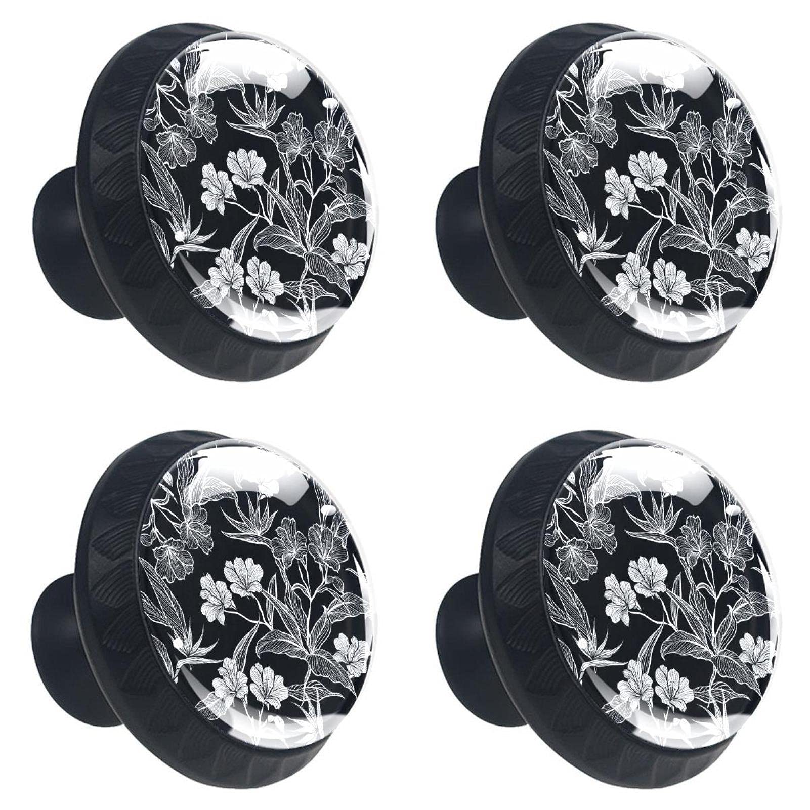 Boutons de meuble ronds en verre 30mm pour remplacer des poignées usées