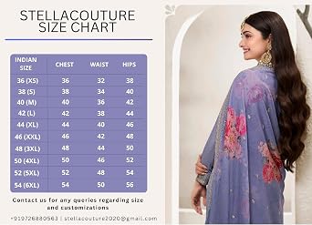 STELLACOUTURE Ready to Wear Lehenga Choli Set for Women, Designer Indian Traditional Wedding Navratri Party 287-O