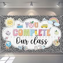 Harloon Composition Notebook Backdrop 72.8 x 43.3 Inch Back to School Banner Decoration Girl Styles Photography Background for School Events Classroom Decorations Party Photo Prop Decoration