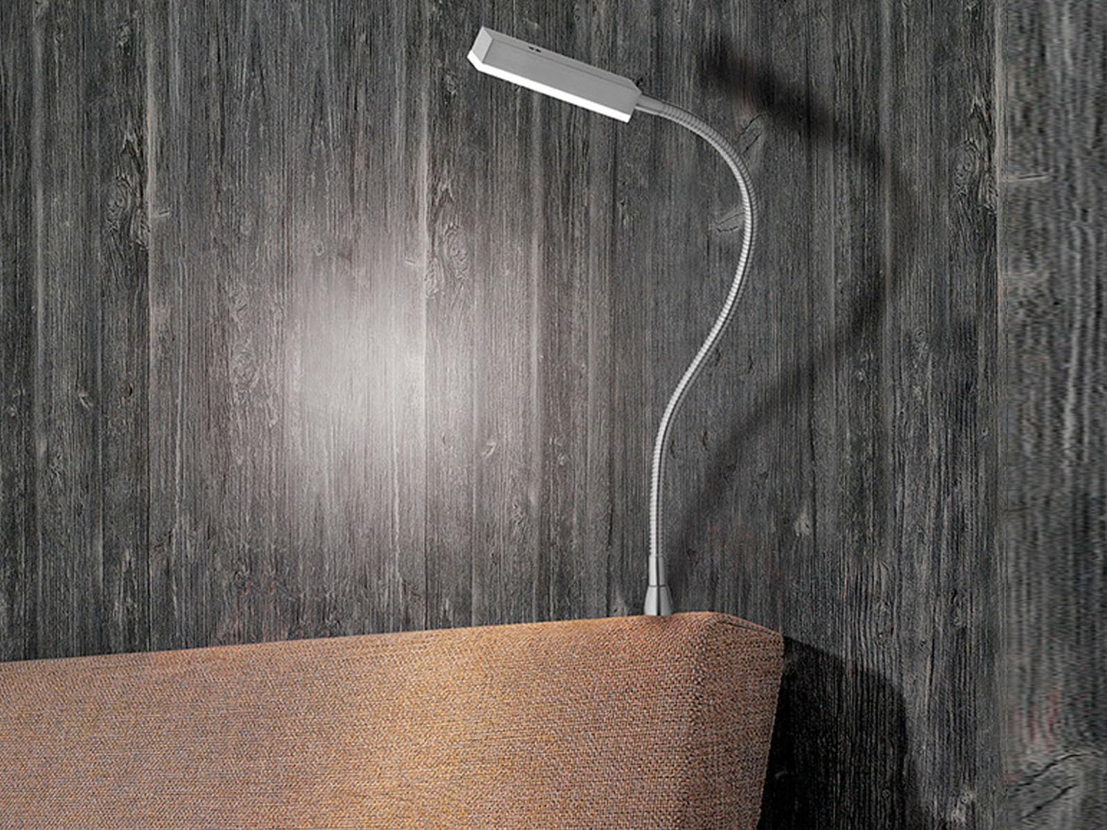 Zestaw 2 lamp LED do czytania i łóżka, do przykręcenia, możliwość ściemniania za pomocą gestów