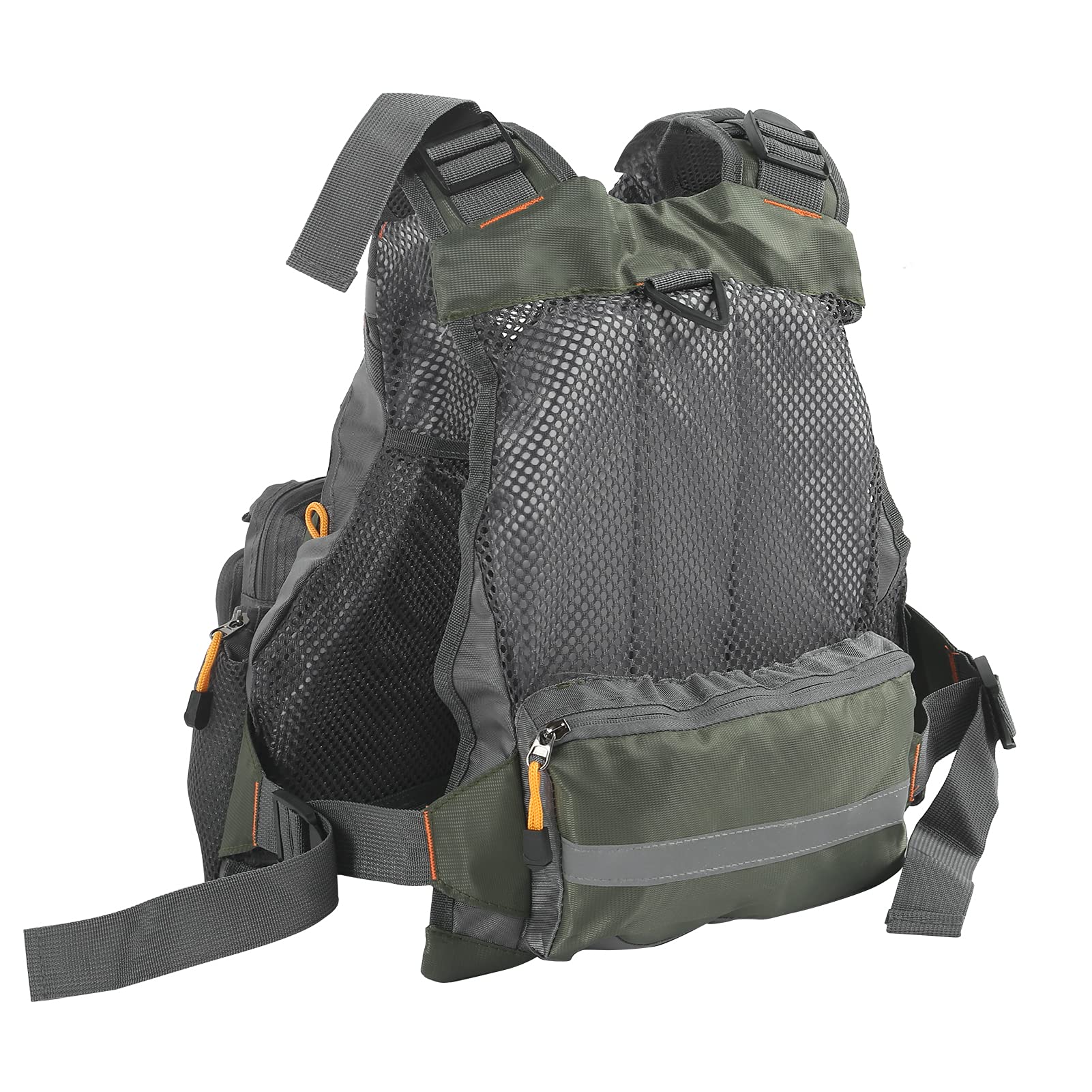 Fishing Waistcoat, Light in Weight Adjustable Shoulder Straps Breathable Fishing Waistcoat Faster Drying for Outdoor Fishing-image-29