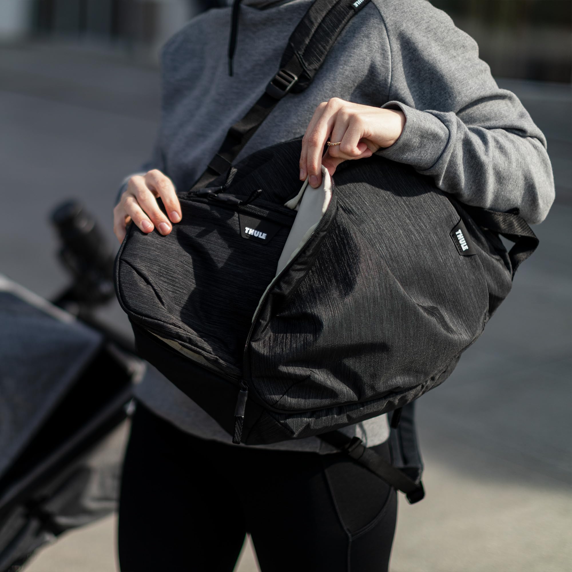 Thule Changing Backpack Wickelrucksack Black, One-Size
