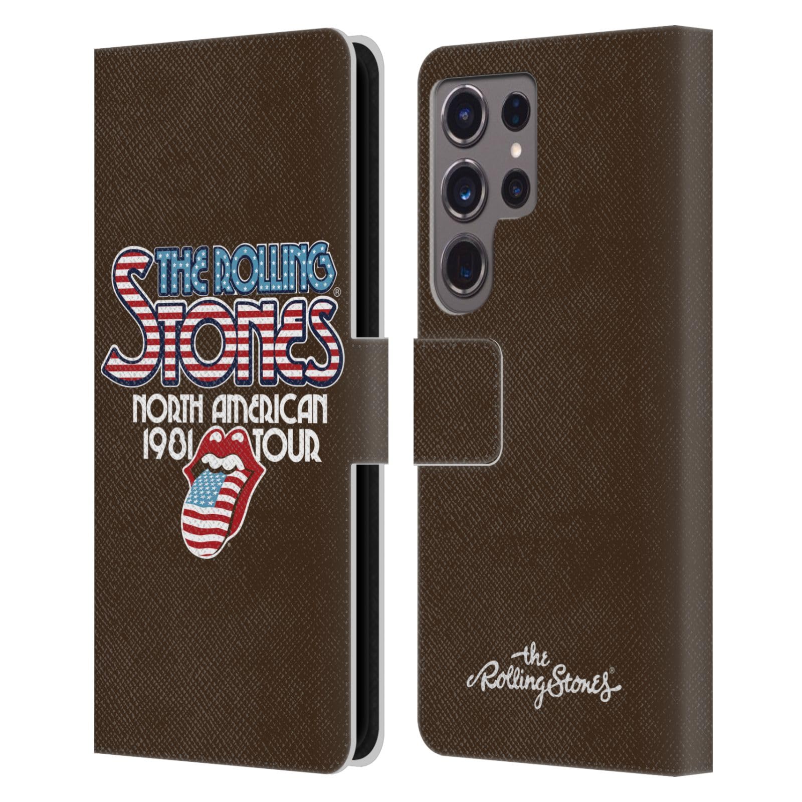 Funda Samsung S24 Ultra 5G de cuero tipo libro Rolling Stones 1981 7