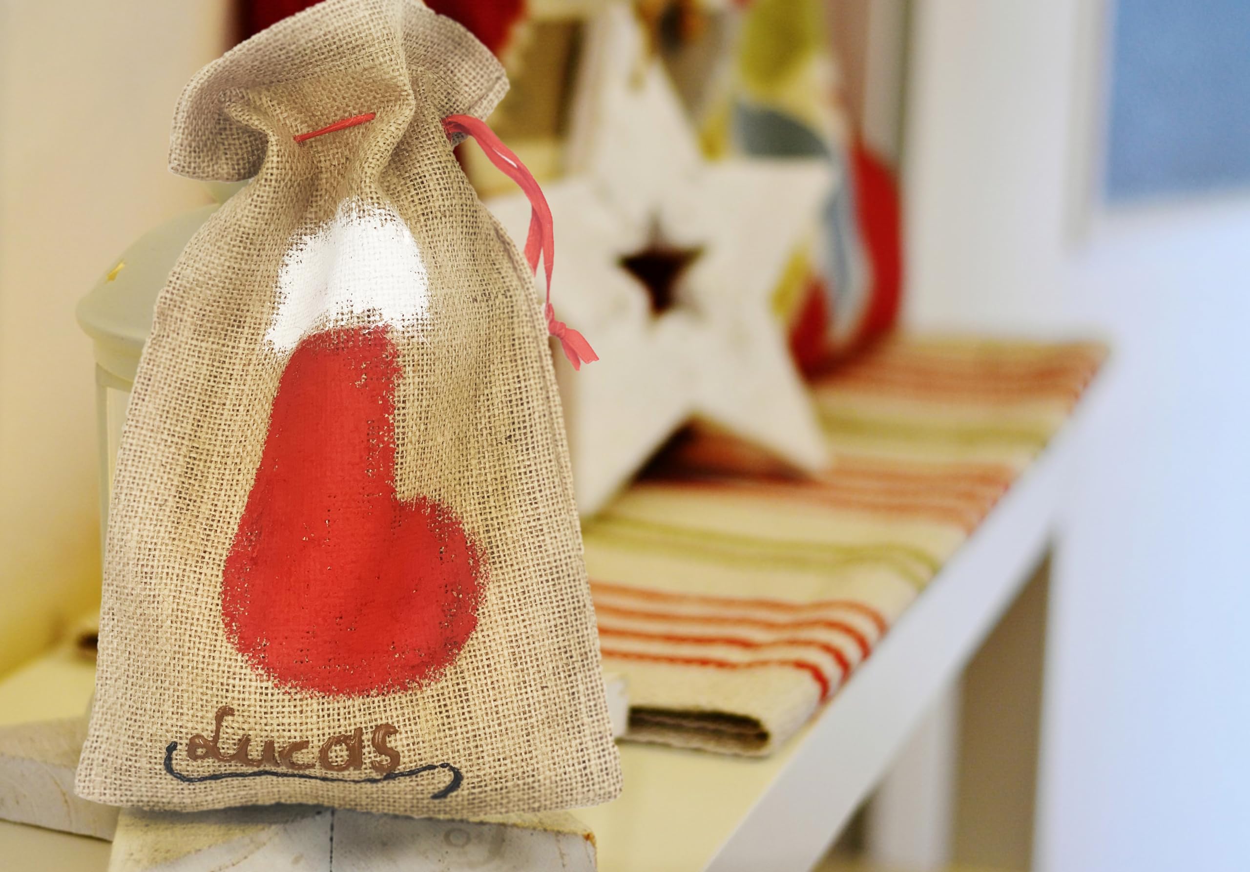 Jutesäcke natur 17 x 25 cm | Set mit 50 Stück | DIY zum Bemalen und Gestalten | ideal für Nikolaus | Jutesack | Nikolaus Sackerl