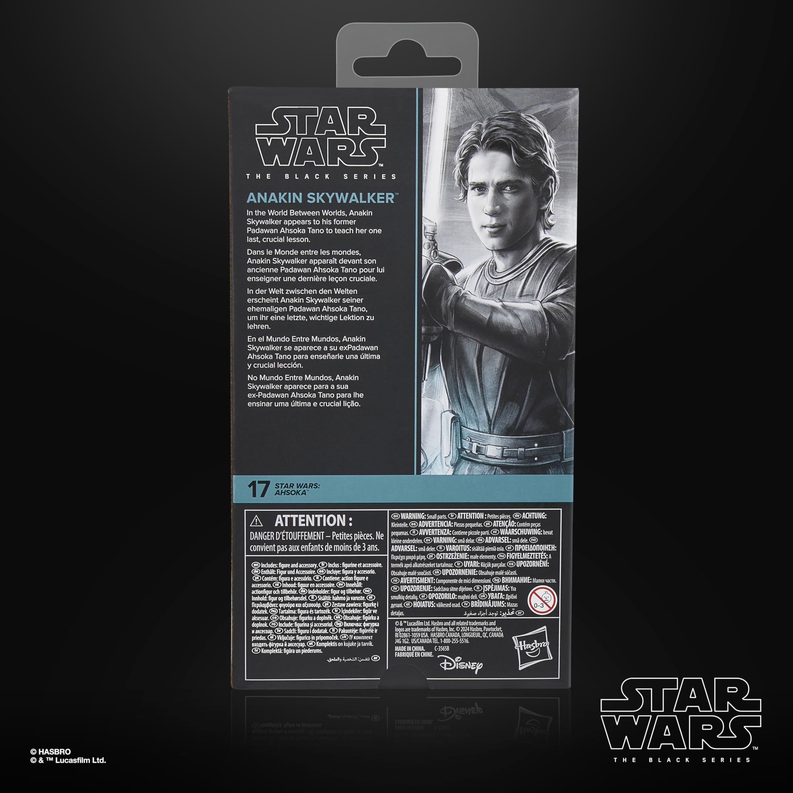 Star Wars The Black Series, Anakin Skywalker, Star Wars: Ahsoka, Figura Premium Coleccionable de 15 cm