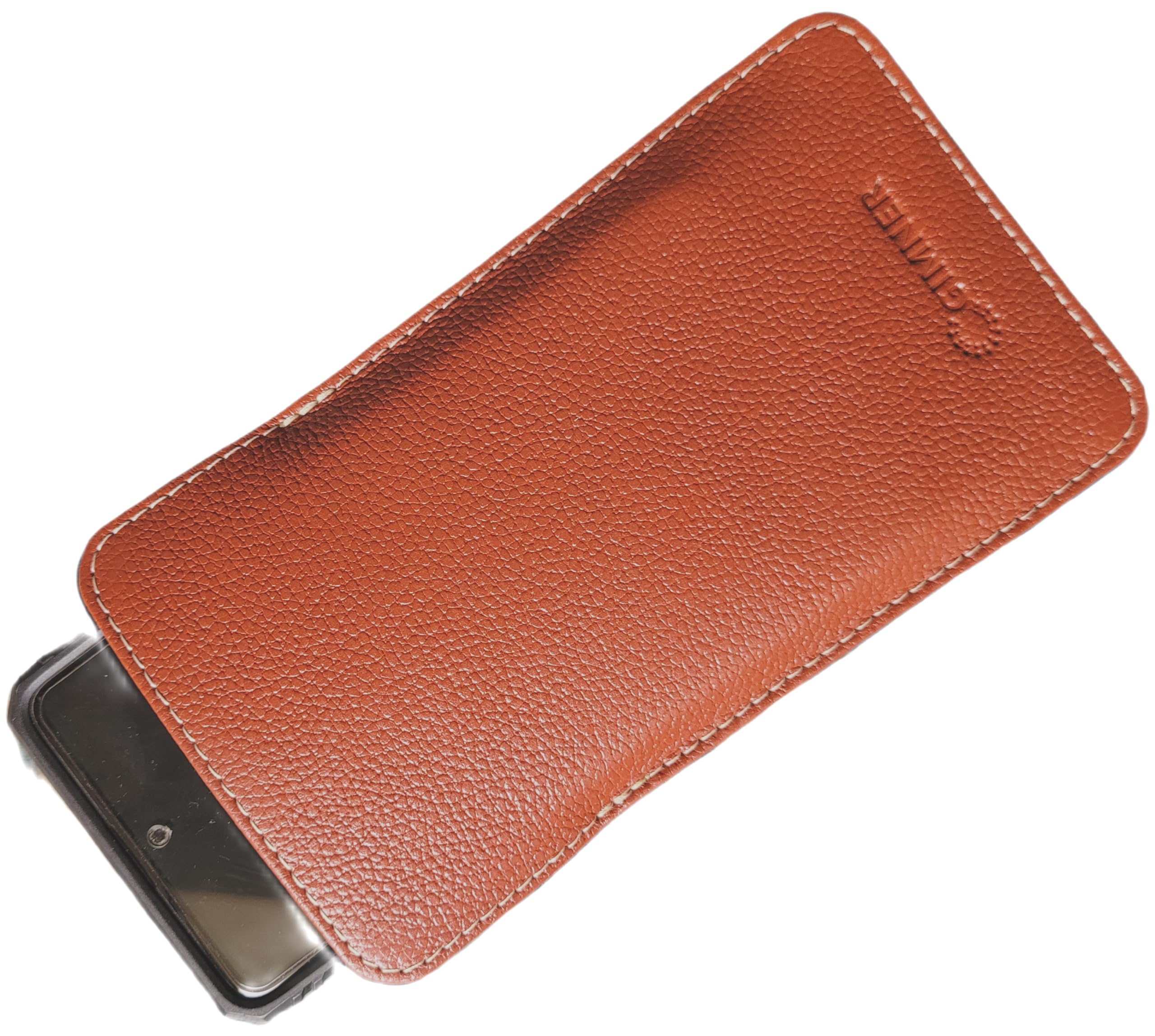 Genuine Leather Mobile Pouch, Pouch for All 6.2 to 6.5 Inches Mobile, Universal Mobile Pouch for Men and Women (Brown (Holster))-image-10