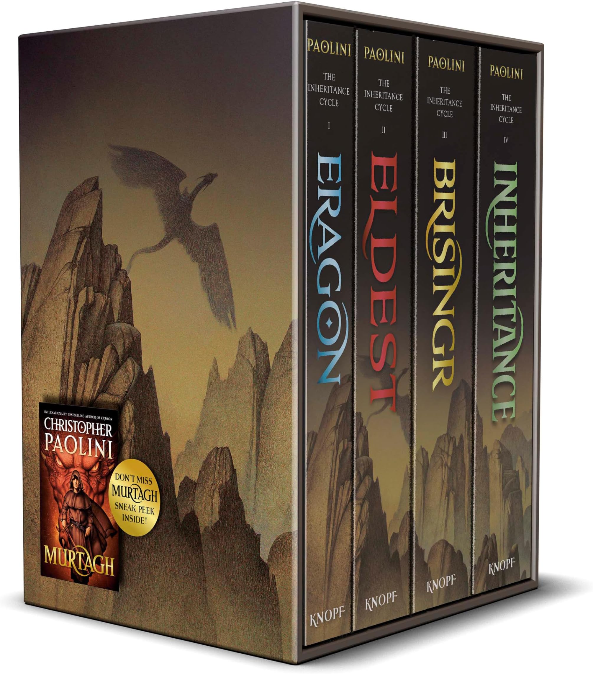 The Inheritance Cycle Series 4 Book Set Collection Eragon, Eldest, Brisngr