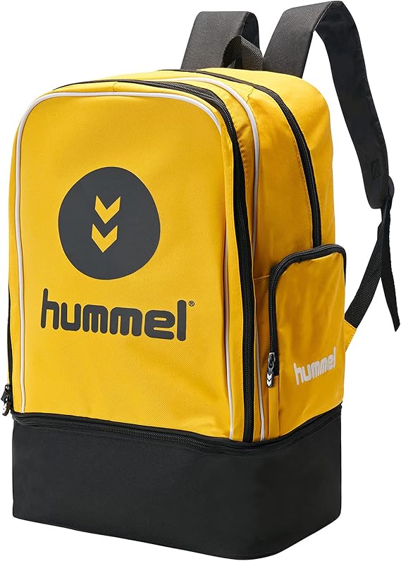 hummel Bolsa Deporte Amarillo y Negro 100% poliéster - Tejido Unisex Talla  Unica : Amazon.es: Equipaje