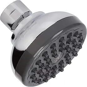 Chuveiro de aumento de pressão – Chuveiro de alta pressão para economia de água ideal para chuveiros de baixo fluxo, 2,5 GPM - Cromado