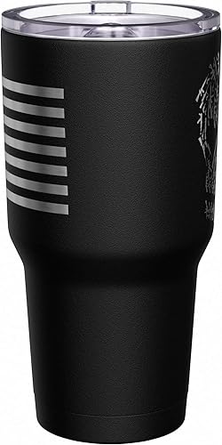 Vista 9 de We The People Holsters - Vaso térmico de 30 onzas, Únete o Muere, Negro