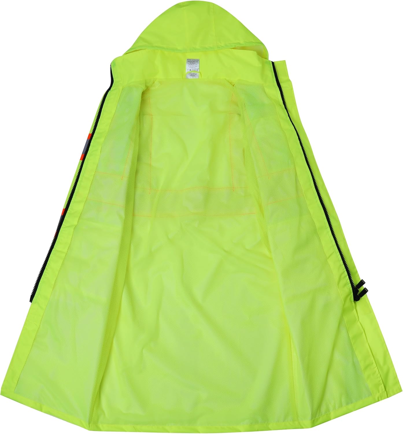 Hi Vis Rain Coats for Men Women Reflective High Vis Rain Jacket Safety Waterproof Heavy Duty Class 3 Trench Coat(RC550) - Image 5