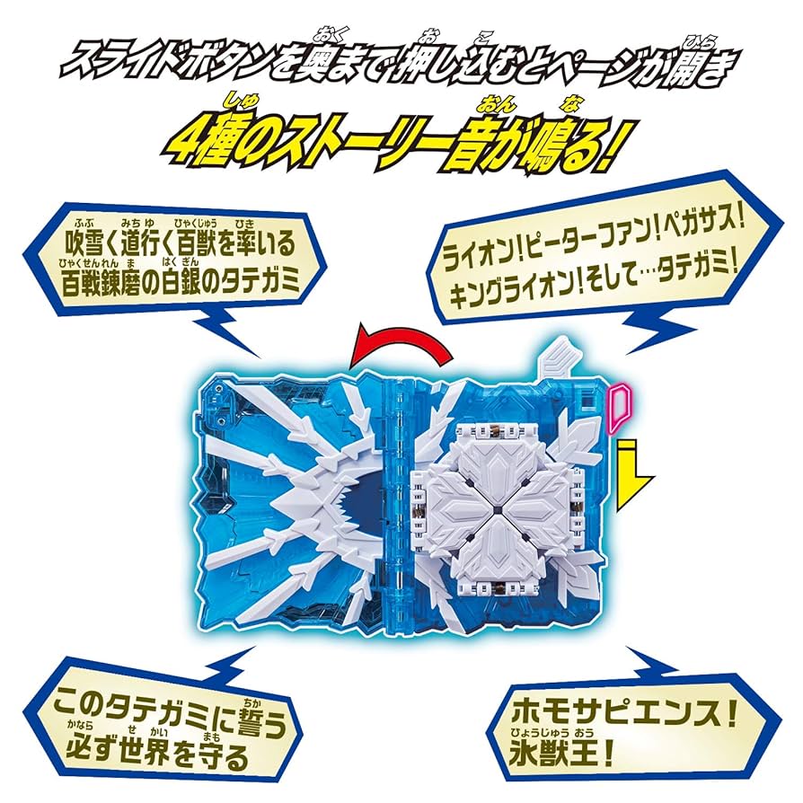 BANDAI - DXソードライバー DXタテガミ氷獣戦記ワンダーライドブック セット 81UfVwvZC5L._UF894,1000_QL80_.jpg