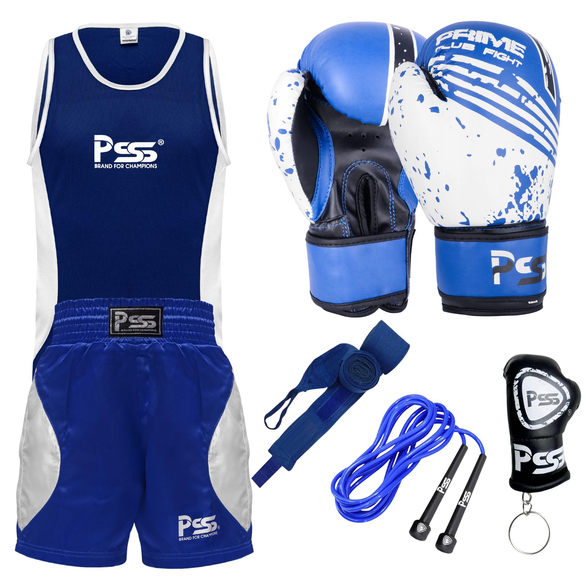 Uniforme de boxe enfants 3-14 ans avec protections intégrées - 8