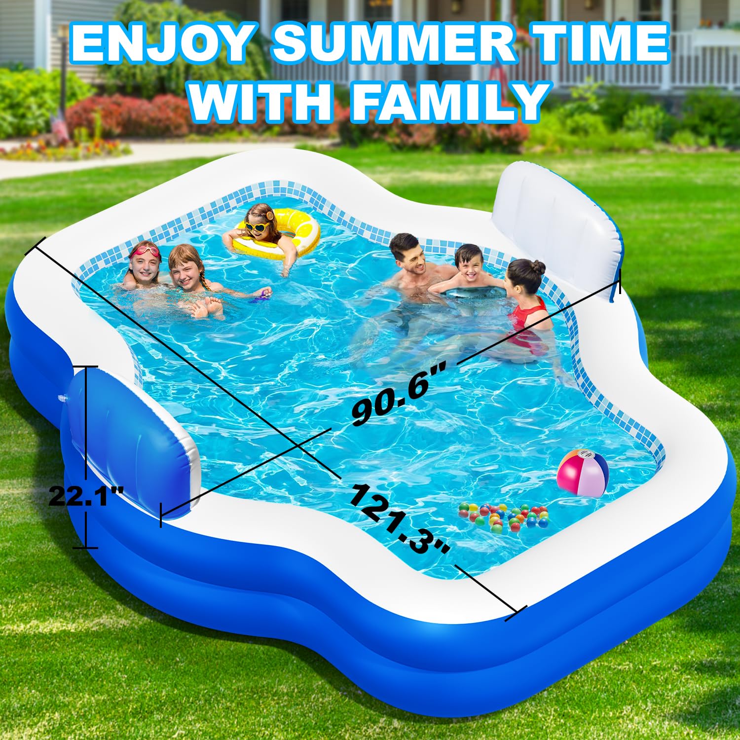 INTEX 8ft X 30in Metal Frame Above Ground Pool Set – Includes 330 GPH Filter Pump, Pink, 751 Gallon Capacity