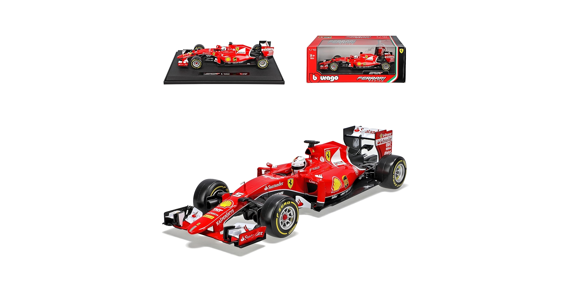 ミニカー Bburago Ferrari 1/18 S F15 T S. Vettel Bburago Ferrari 1/18 S F15 T S. Vettel