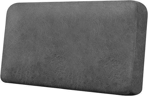 Vista 35 de Fundas de cojín para sofá, con aspecto de cuero, 3 piezas, juegos de fundas elásticas para asientos de sofá para sala de estar, fundas de cojín