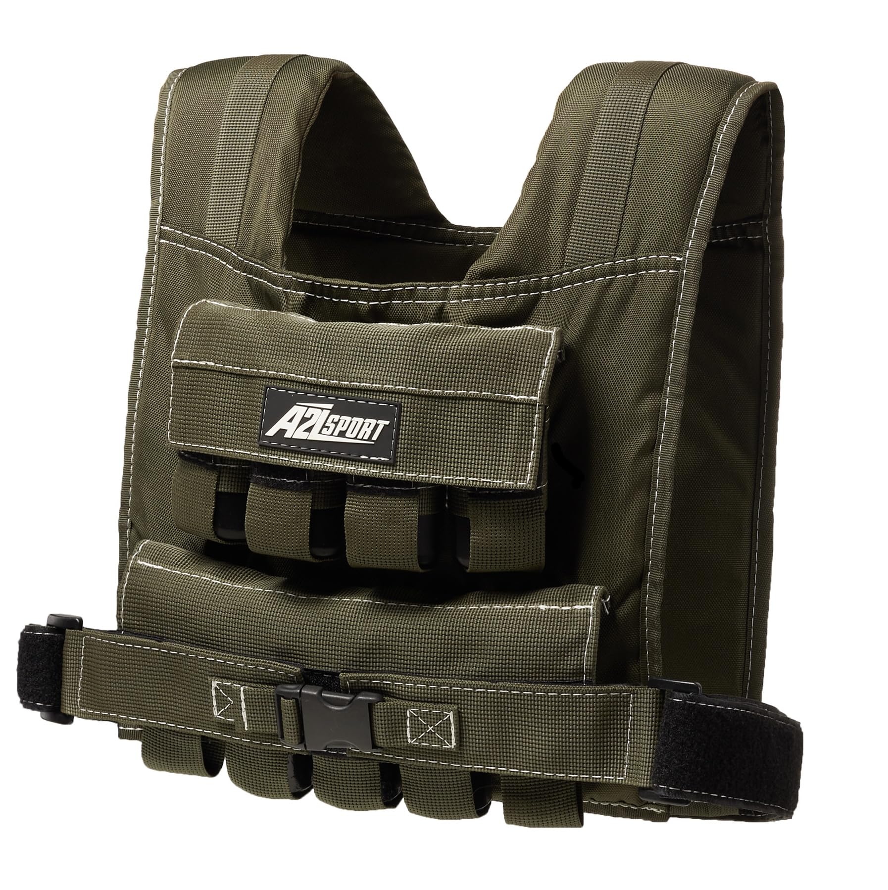 Giubbotto Zavorrato 20kg HOMCOM - Unisex, Con 38 Pesi Regolabili, Imbottito