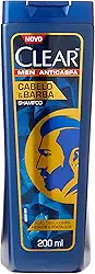 Clear Shampoo Men Cabelo E Barba 200Ml
