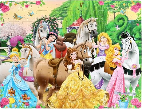 Puzzles for Kids Ages 4-6,100 Piece Puzzles for Kids Ages 6-8,Educational Learning Jigsaw Puzzles for Boys and Girls in Metal Box
