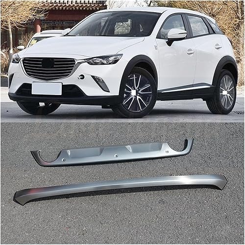 Miniatura 2 de Protector de parachoques delantero y trasero de acero inoxidable compatible con Mazda CX-3 Cx3 2017-2019 Car Styling (color  trasero 1 unidad)