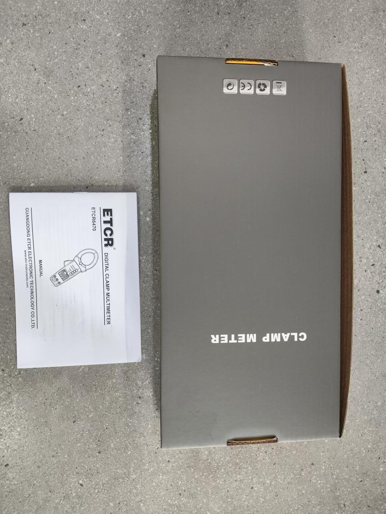 0,01mA-300,0A Leckstromzange Digital Hochgenaue Leckstromzange Hochgenaue Klemmenlecker AC-Leckstrommessung (ETCR6500)