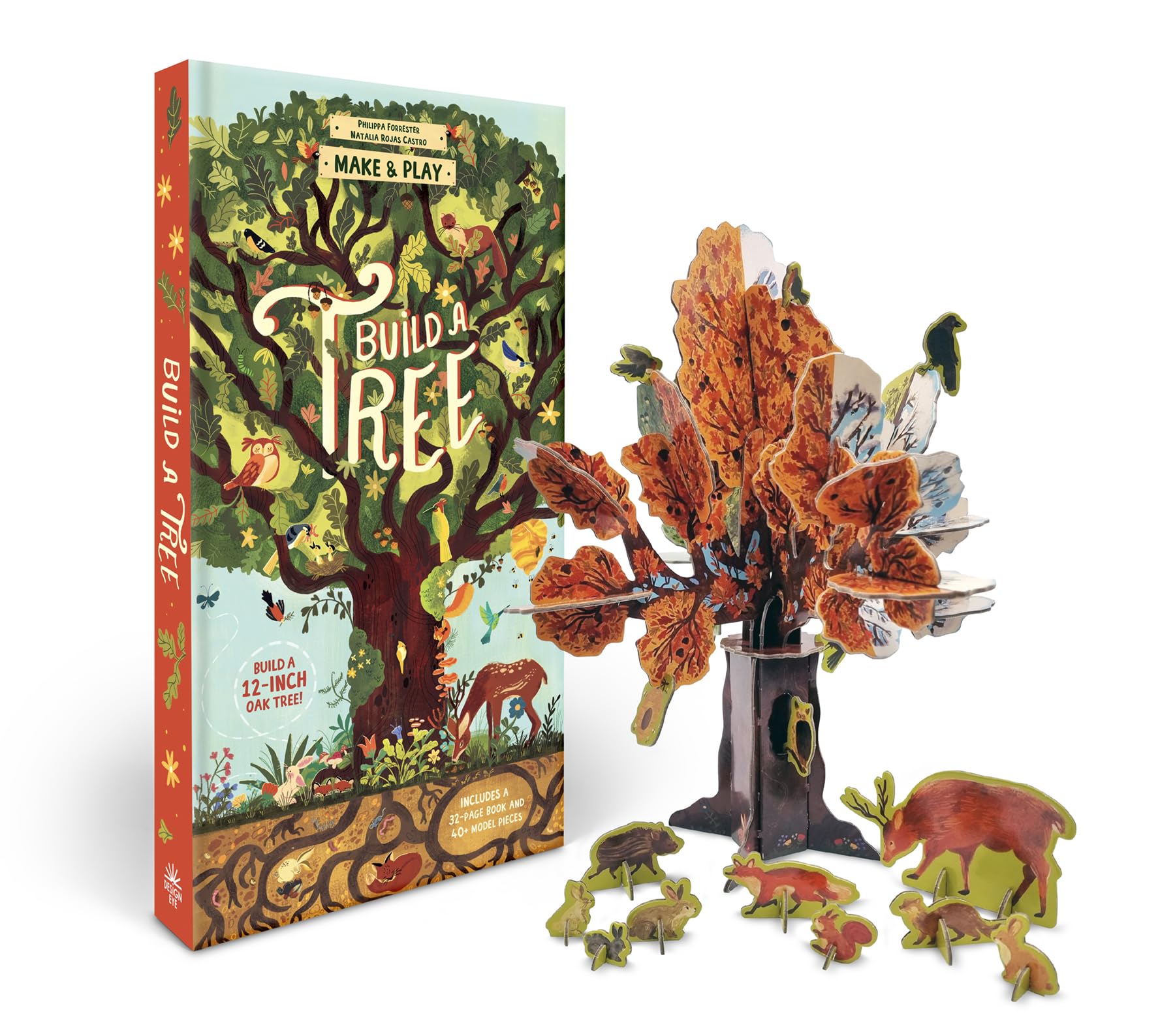 Make and Play: Build A Tree: Build a 30cm Oak Tree! Includes a 32-page Book and 40+ Model Pieces