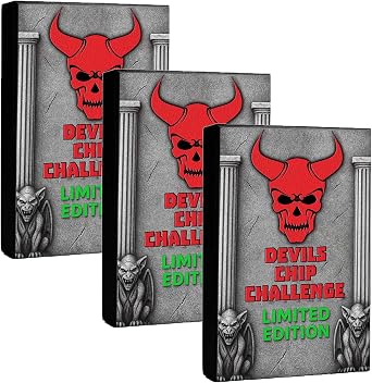 DEVILS CHIP CHALLENGE   - Limited Edition World Hottest Chip with Carolina Reaper and Natural Flavour - Vegetarian Hottest Chip Challenge for Friends and Family Gatherings/Halloween/Parties 3