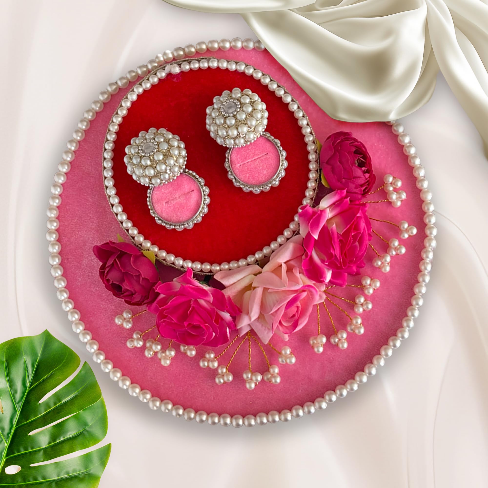 Engagement Ring Platter - Elegant Display Tray -6 Engagement Ring Platter - Elegant Display Tray -6