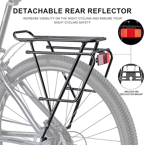 Miniatura 4 de CXWXC Portabicicletas trasero  Portabicicletas para freno de discosoporte de freno sin disco  Portabicicletas, soporte de transporte de turismo para