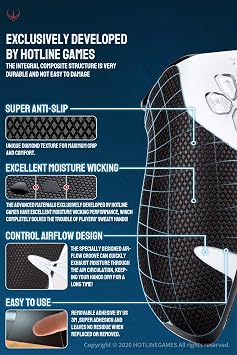 Hotline Games 2.0 Plus Controller Grip for PS5 Controller Grips Tape Playstation 5 DualSense Wireless Controllers,Anti-Slip,Sweat-Absorbent,Easy to Apply,Handle Grips+Buttons+Triggers (Black)