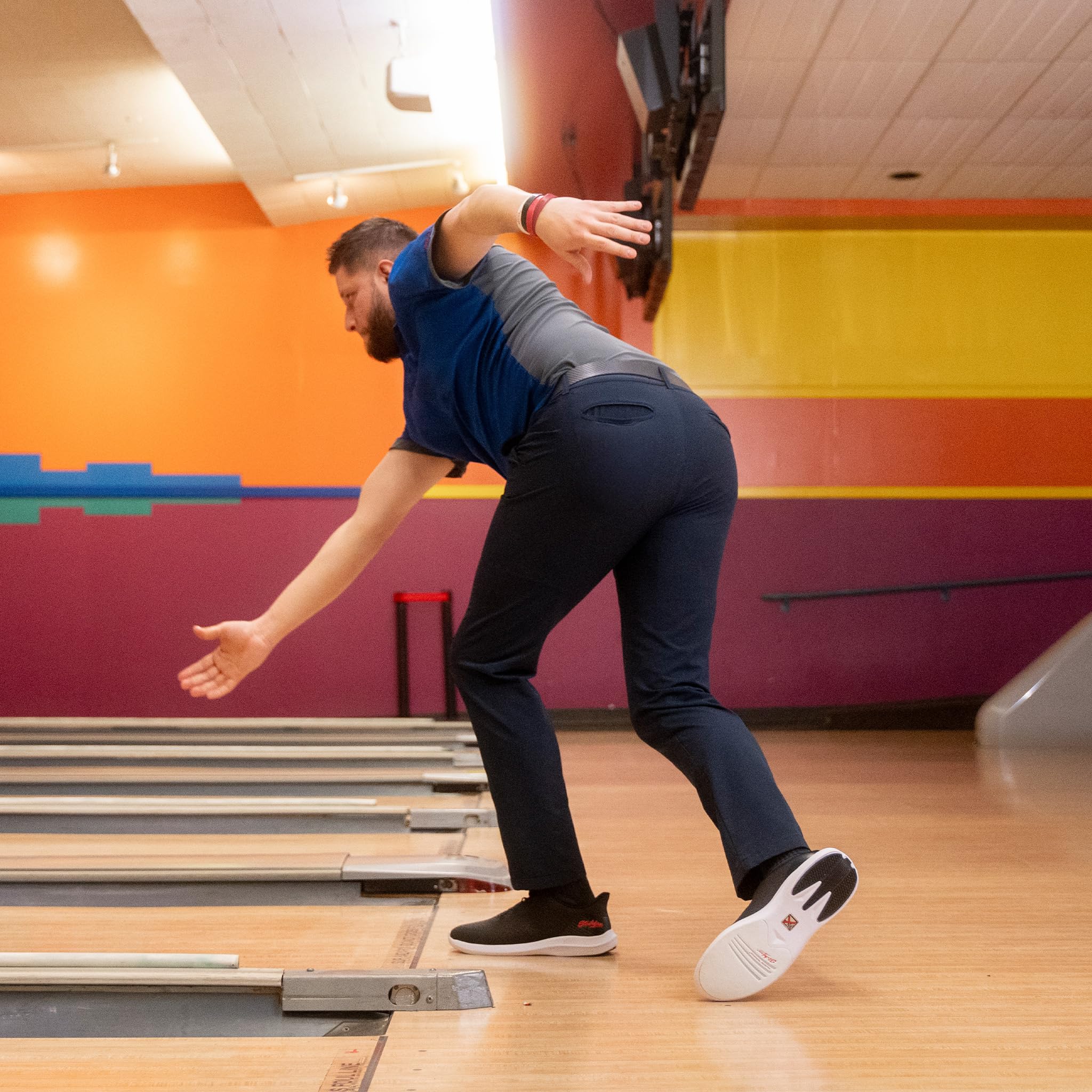 KR Herren Kr Strikeforce Mens O.p.p Bowling Shoes BlackKR Strikeforce Herren O.P.P Bowlingschuhe schwarz