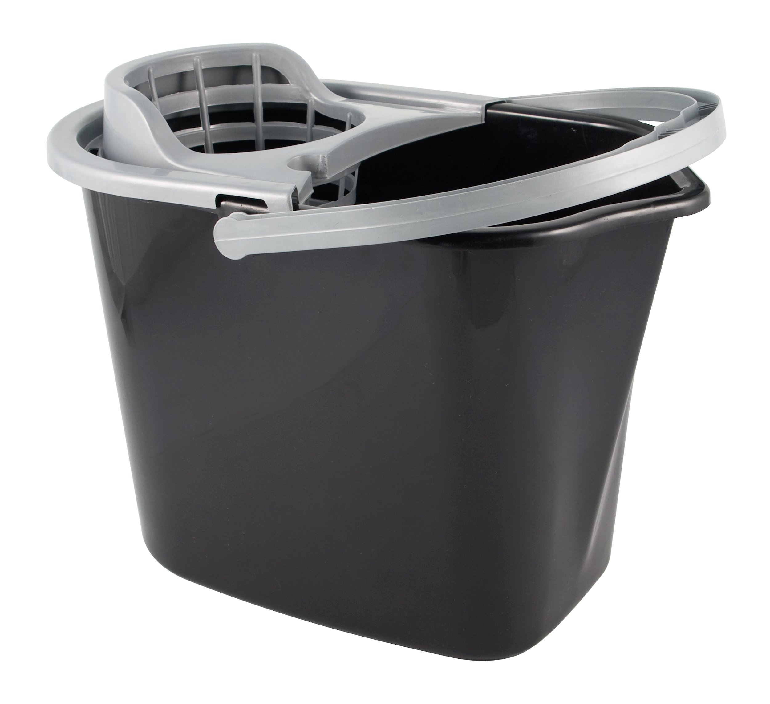Zoom 10 Litre Mop Bucket with Wringer, Multi-Colour