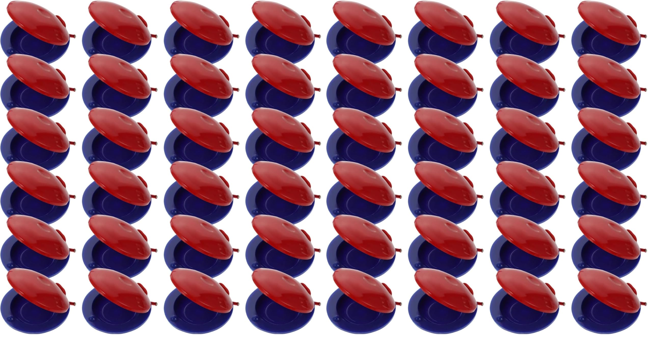 24pcs Castanets Education Random Castanet Playthings Percussion Early Instruments Creative Musical Plastic Kids Children Color Instrument Educational Finger Held for (Pack of 2)