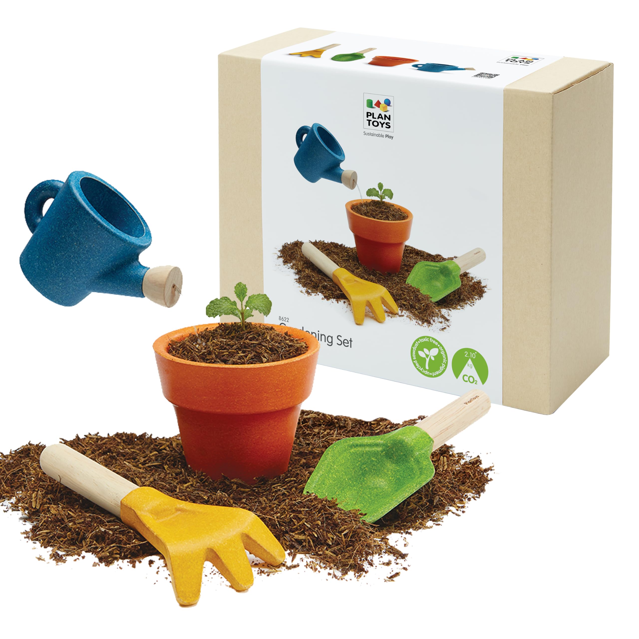 Plan Toys PT8622 Gardening Set Wood