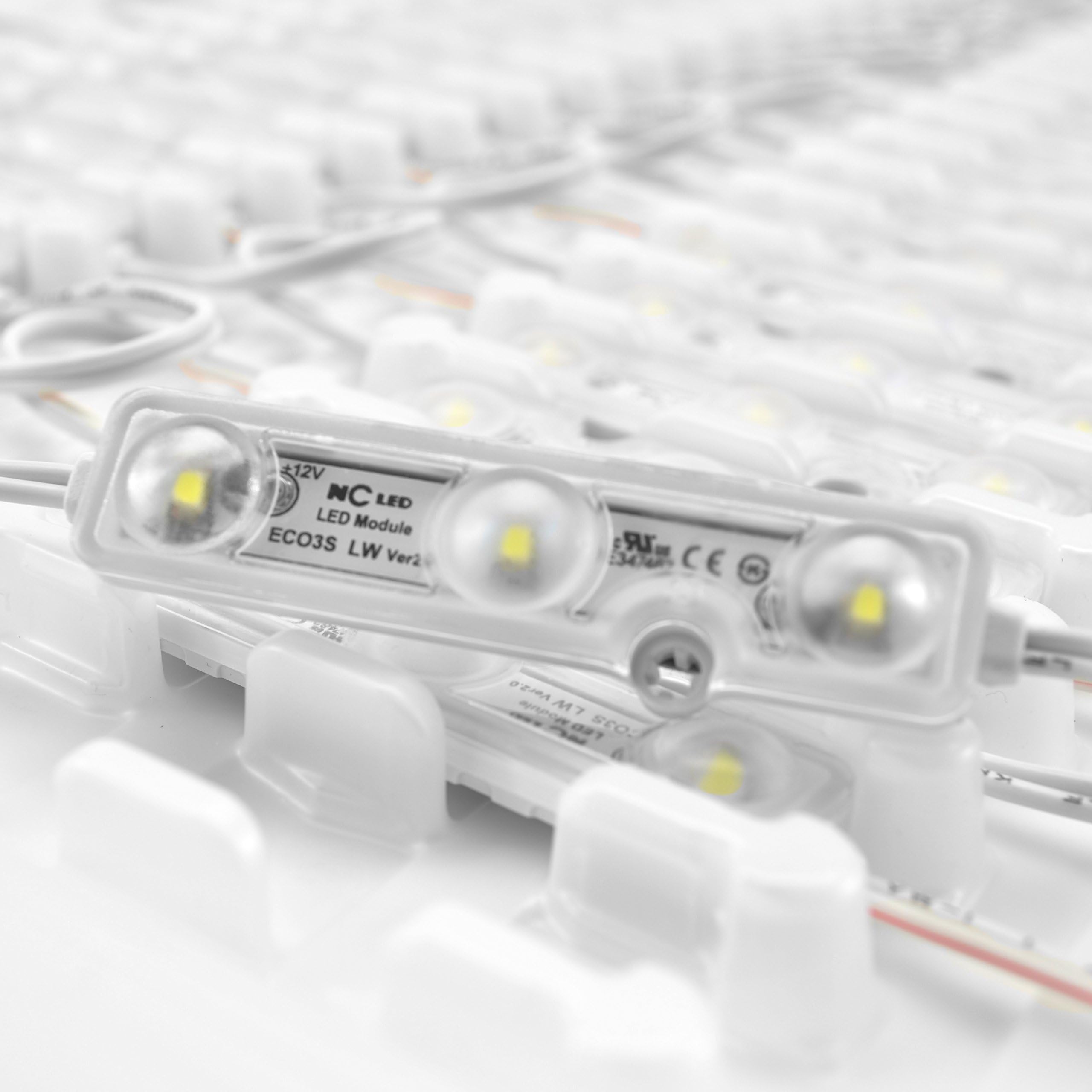 NCLED UL Listed LED MODULE for Channel Letter Lighting (100 PCs) (White 6500K)