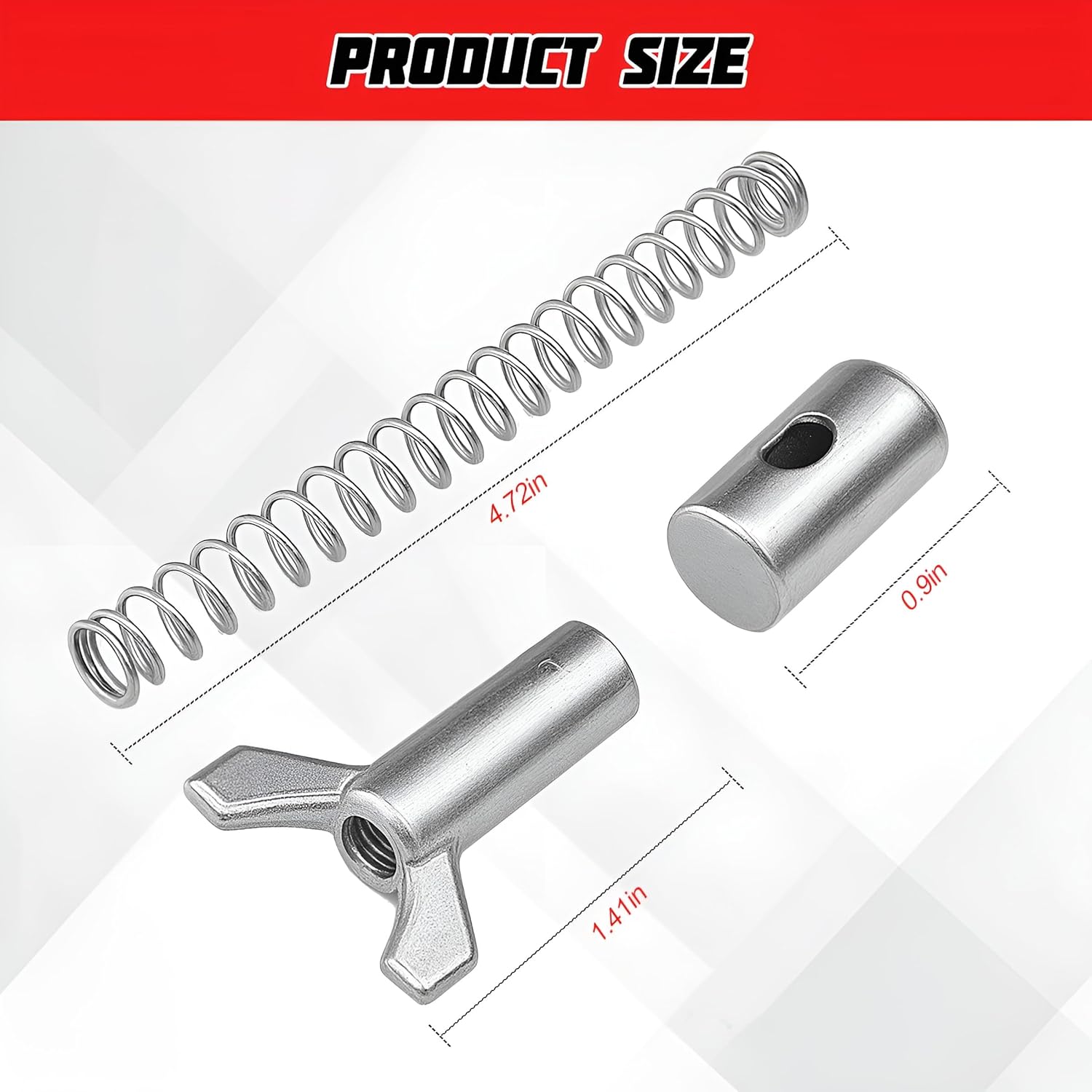 2 Sets Rear Brake Adjuster Hardware Kit, Vehicle Rear Brake Cable Adjusting Nut Kit, Automotive Replacement Accessories, Compatible with ATC125M ATC200S ATC250ES TRX500 TRX12