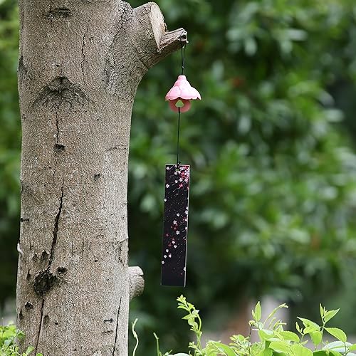 Miniatura 4 de Carillón de viento japonés de hierro fundido para exteriores, adorno para jardín, patio y balcón, decoración de campana de viento de metal colgante,